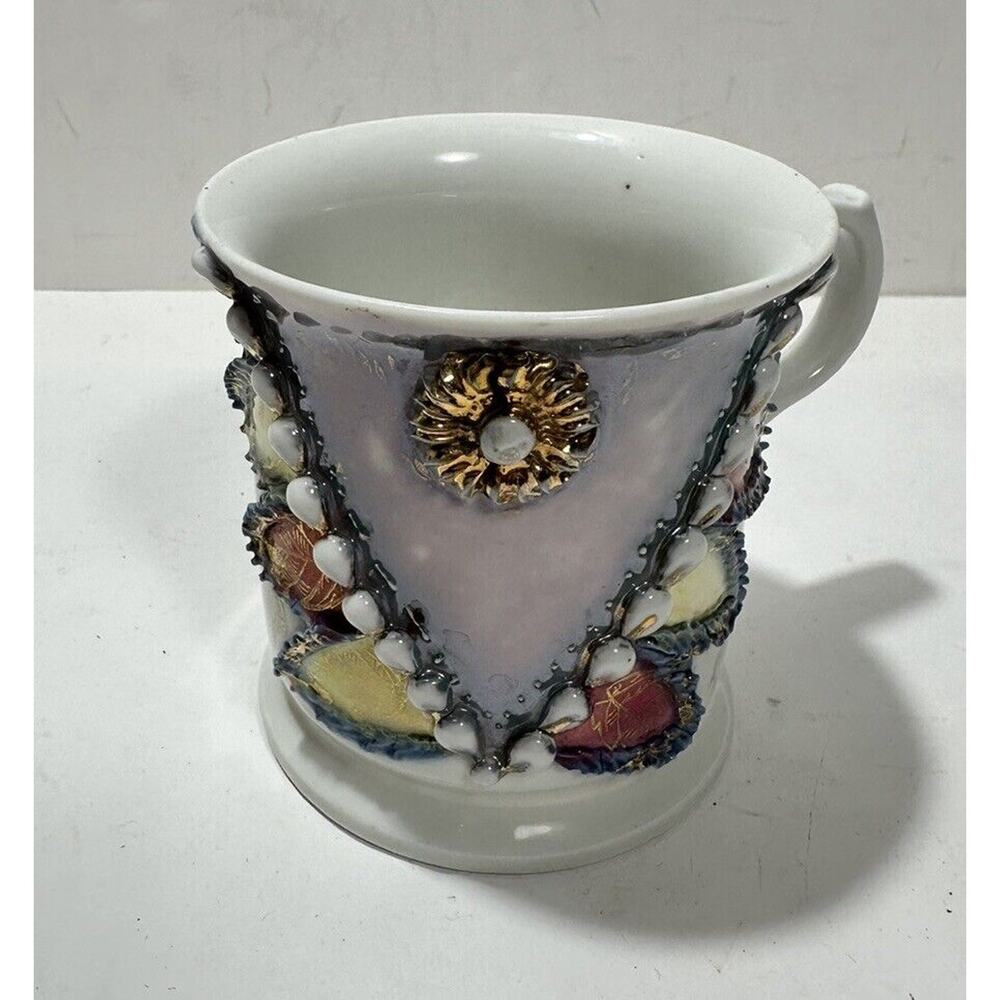 Shaving Mug Victorian Porcelain Shaving Cup Antique Cup‎